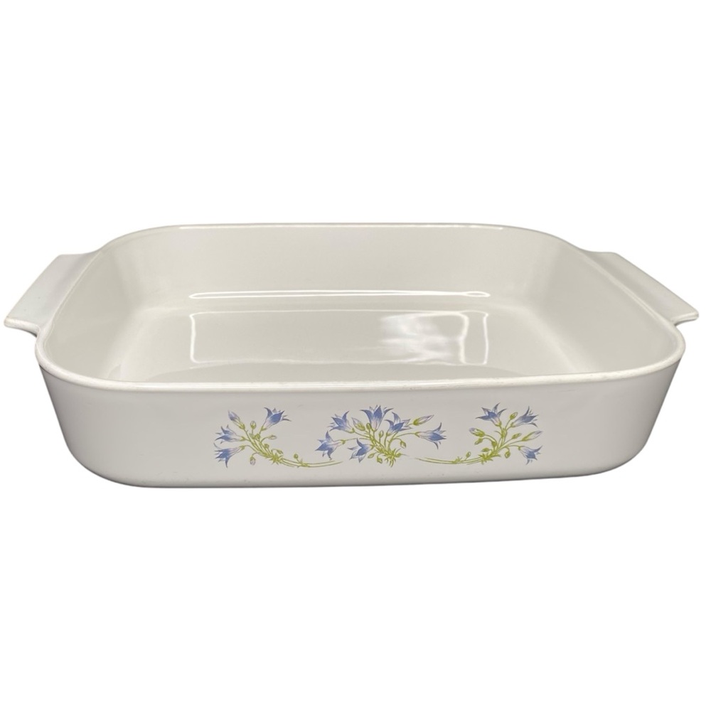 VTG Corning Ware Blue Dusk Lasagna Roaster Pan A-21 - Great Condition 10.5x14”